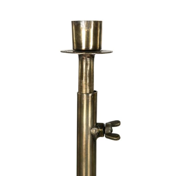 Gulv lysestake messing