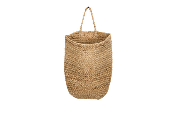 Flettet kurv i jute