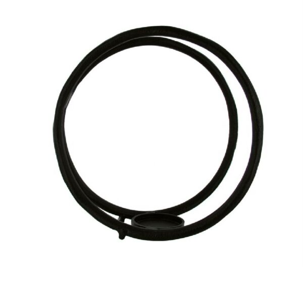 Lysestake sort ring 38cmx38cm
