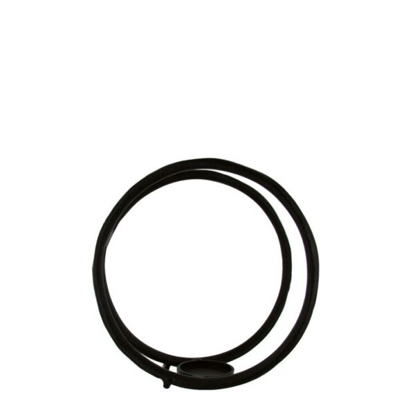 Lysestake ring sort 30x30
